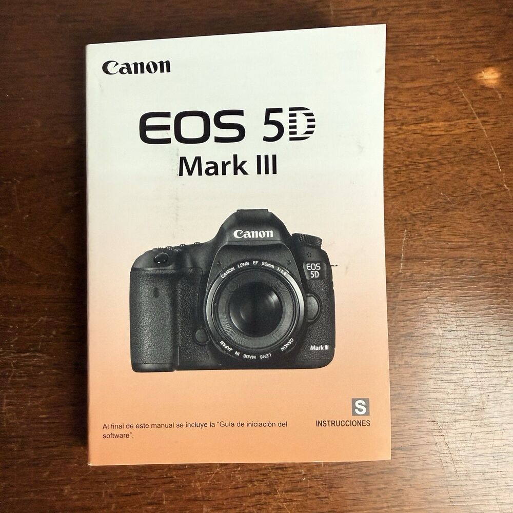 Canon EOS 5D Mark III Instructions Manual Feb 2012 Version Spanish Espanol